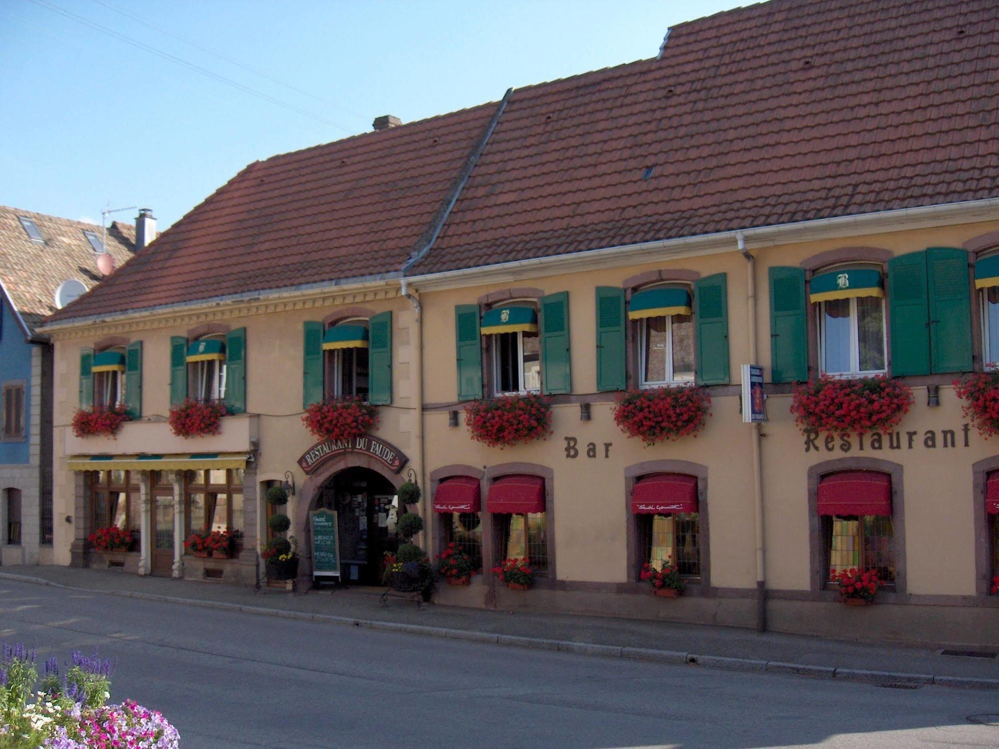 Hotel Restaurant Du Faudé Lapoutroie Exterior foto